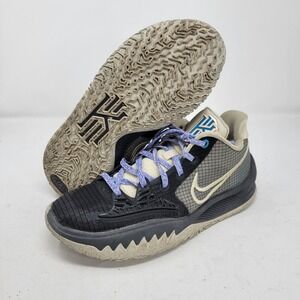 Nike Kyrie Low 4 Men 7.5 Black Rattan 2021 Basketball Shoes Sneaker CW3985-003‎